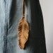 suede belt / waist accessory - CAMEL