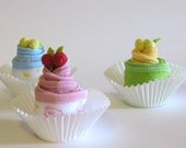 Single Washcloth Cupcake