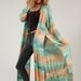 Vintage 80s RAINBOW Duster Pastel WATERCOLOR Embroidered Festival Jacket
