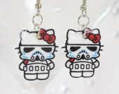 Hello Kitty Meets Star Wars - Storm Troopkitty Earrings (SD) (FS)