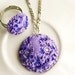 SALE beautiful lilac - set of pendant and ring