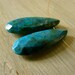 Chrysocolla Briolette Earring Pair