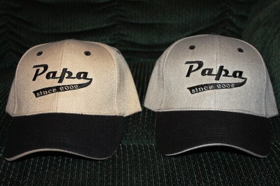 Custom Embroidered Baseball Hat- Papa since
