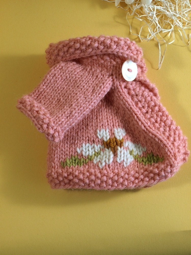 Bronwen's knit cardigan- the pattern