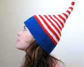 Fourth of July American Flag Elf Hat in Adult or Child