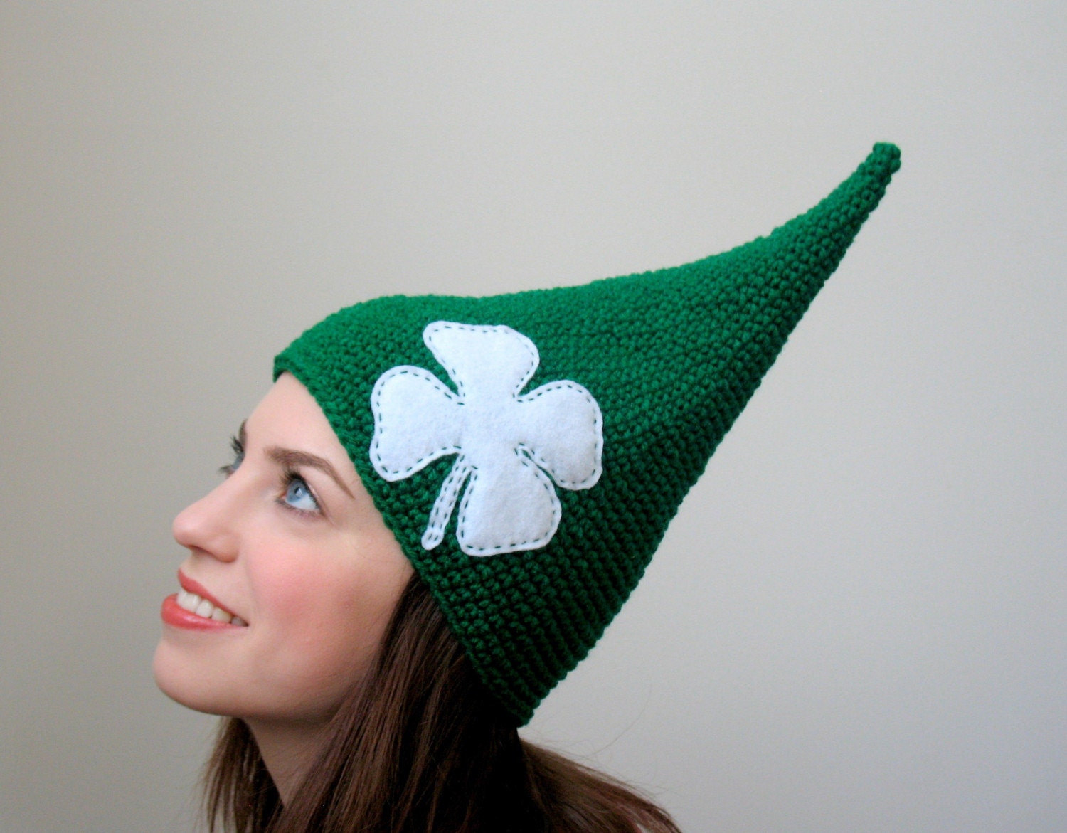 Luck 'O the Irish - Halloween Shamrock St. Patricks Day Leprechaun Elf Hat