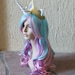 Princess Celestia costume cosplay wig - blue purple pink wig / my little pony cosplay / unicorn / friendship is magic