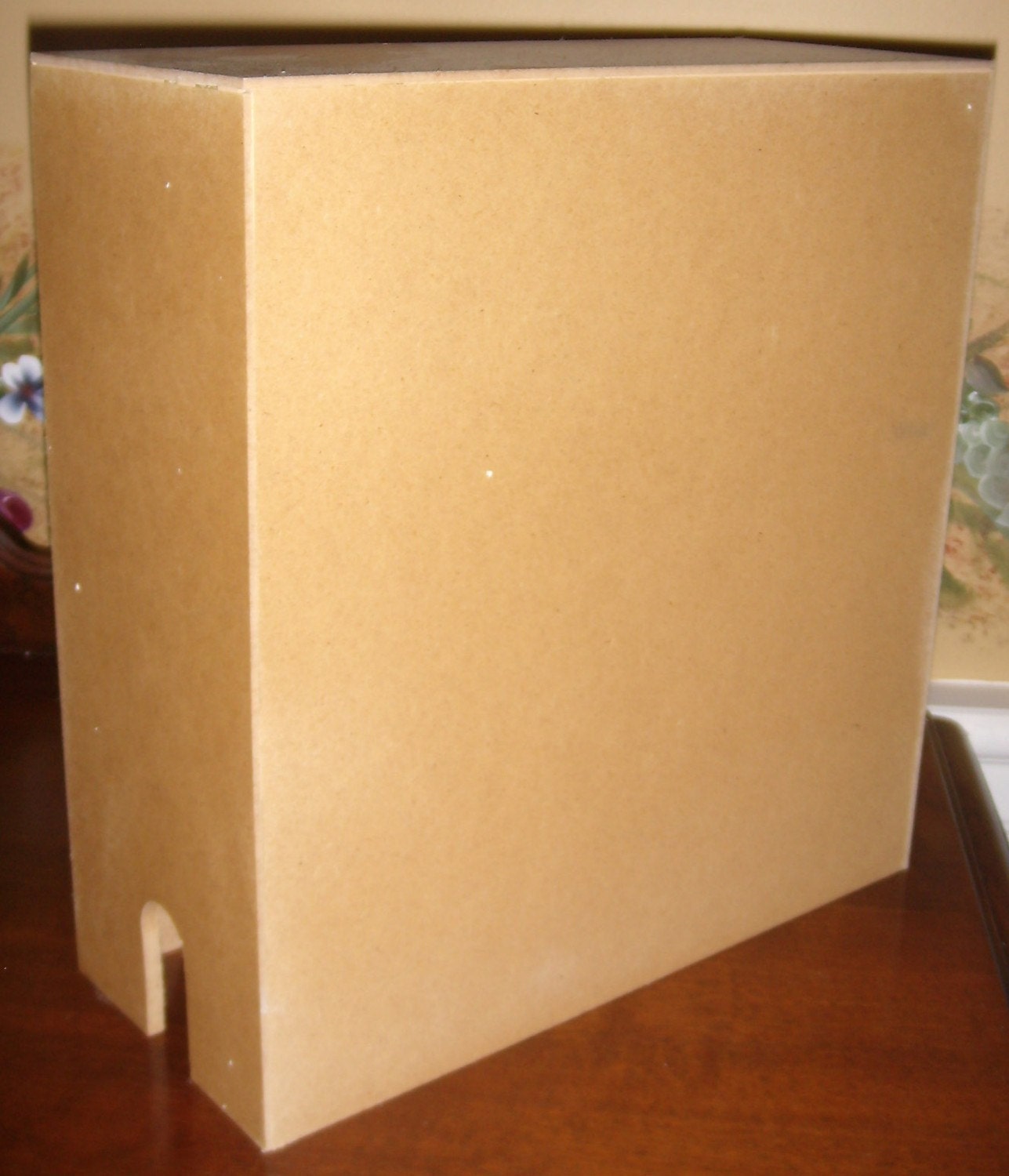 Unfinished 5 Liter Wood Wine Box Cover-Ready to Paint-Made in USA