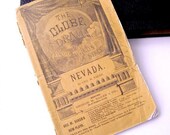 Nevada or The Lost Mine Used Book 1882  George M. Baker