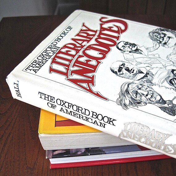 Oxford Book of American Literary Anecdotes 1981 Used Book Donald Hall