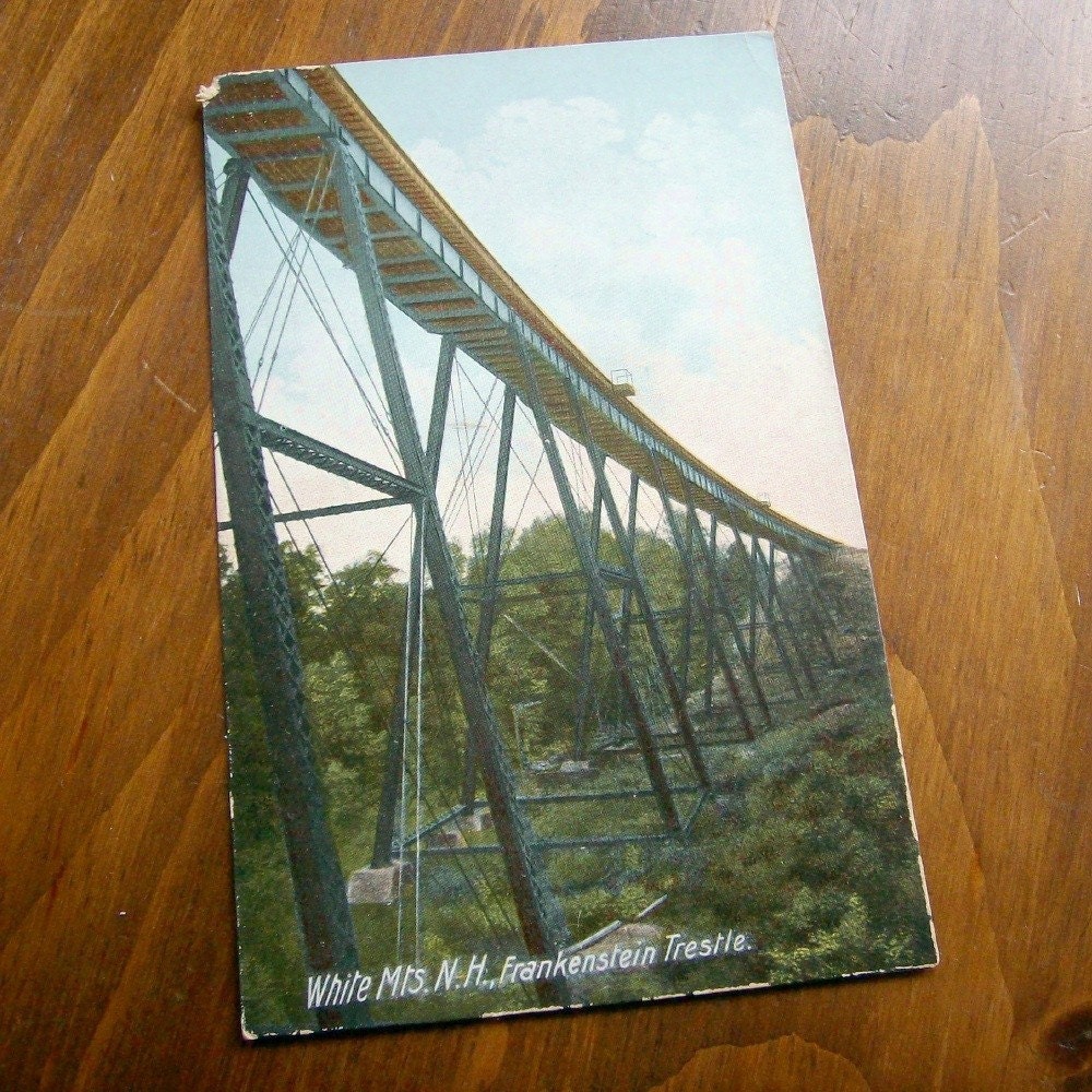 Penny Postcards White Mountains New Hampshire Early 20th Century Set of Three