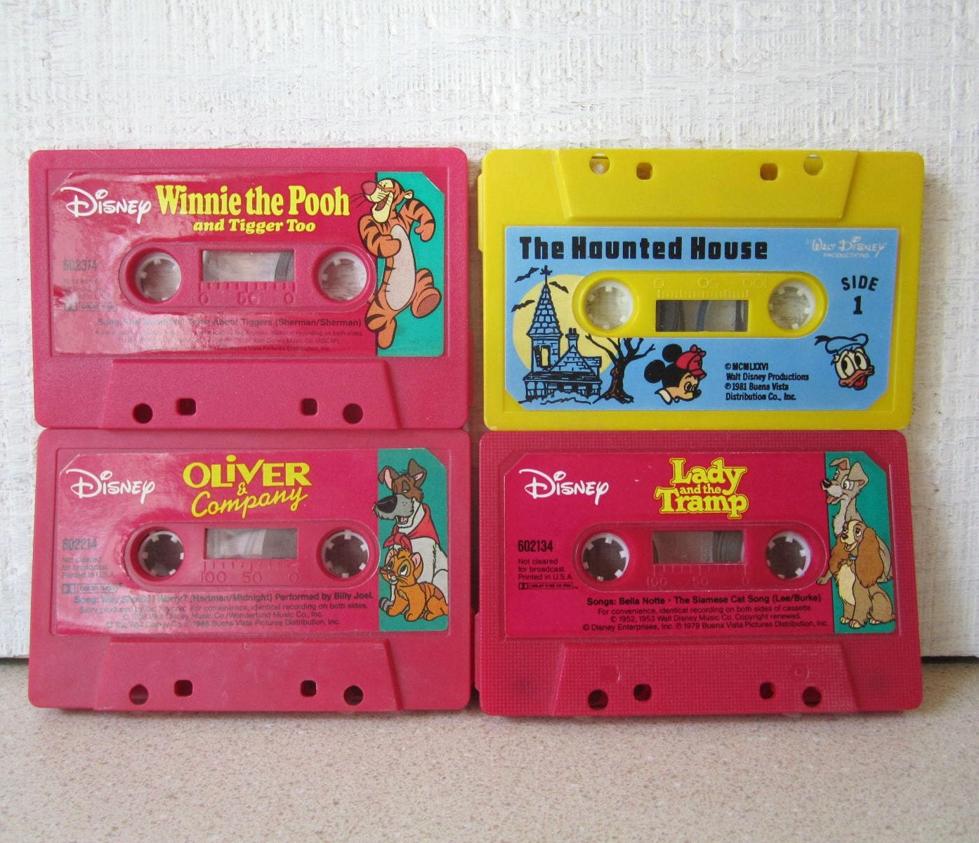 Vintage Disney Fisher Price Cassette Tapes Story Songs Winnie the Pooh Assortment PeachyChicBoutique on Etsy
