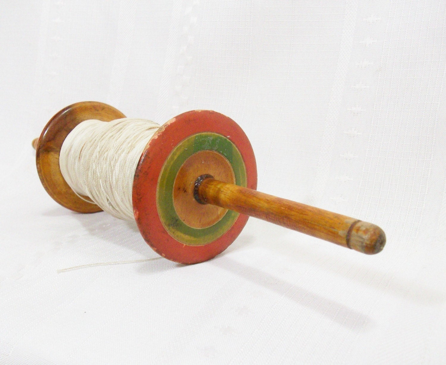 Vintage Wooden Kite String Reel by PeachyChicBoutique on Etsy
