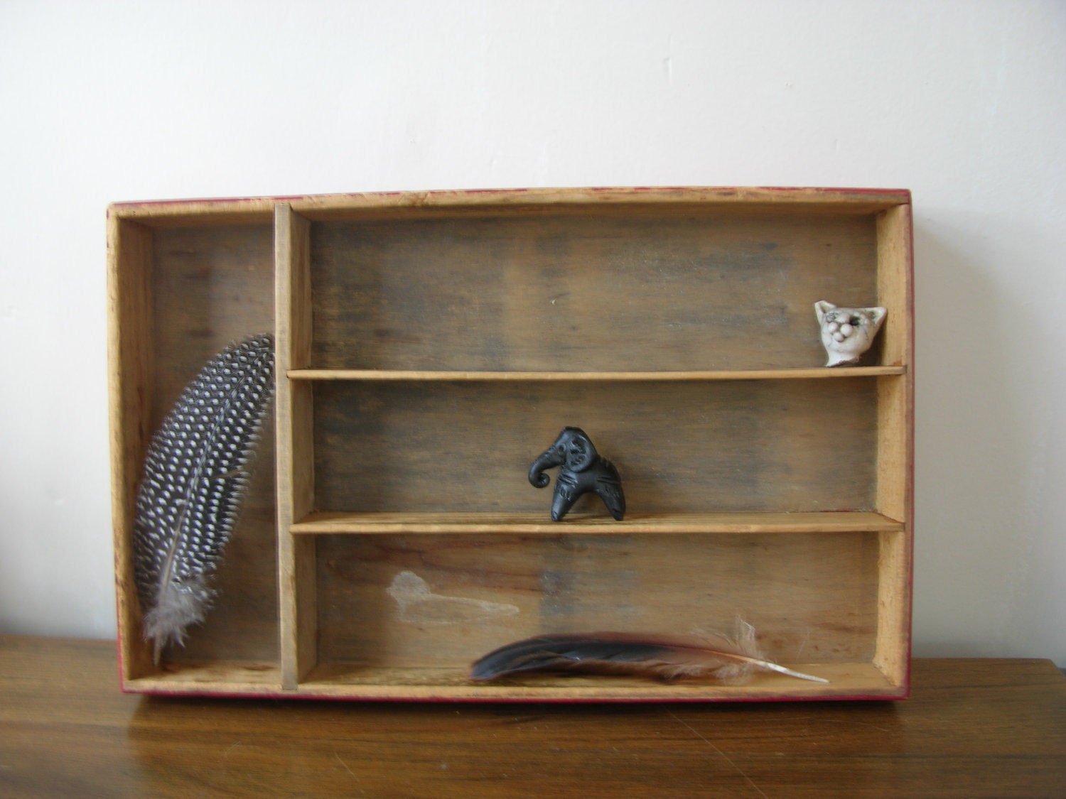 Wooden Farmhouse Cutlery Organizer