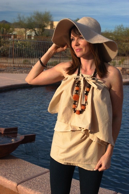 Nouveau Nursing Cover Top-Breastfeeding-Full Coverage-Baby On the Outside Cover Up-Choose Your Color