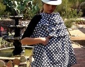 Breastfeeding Nursing Top-Feeder Frock FRONT Coverage-Diamond and Dots-Alyssa Collection-Choose Your Style