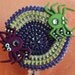 Crystal Back Halloween Spiders Vintage Zipper Retractable ID Badge Reel