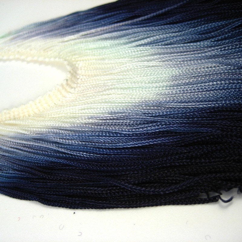 Indigo Fringe Necklace