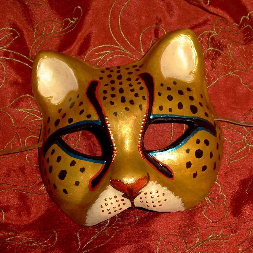 leopard masquerade masks