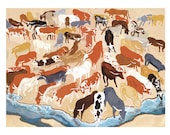Cattle Drive Print