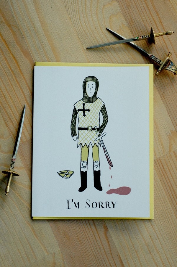 I'm Sorry Card