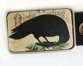 Belt Buckle Vintage Raven Crow