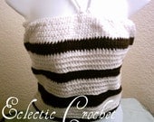 Hand Crocheted Tube Top - Made To Order - Spring Fashion - Summer Halter Top - Women Clothing