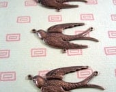 Large Flying Swallows - SET OF THREE