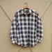 vintage J Crew Green and White Plaid Long Sleeve Shirt