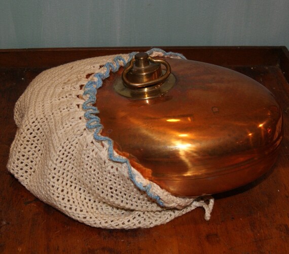 Antique German Bed Warmer Rein Kupfer by EndlessTreasuresNJ