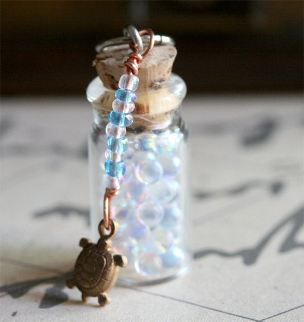 The Lucky Turtle Bottle Pendant