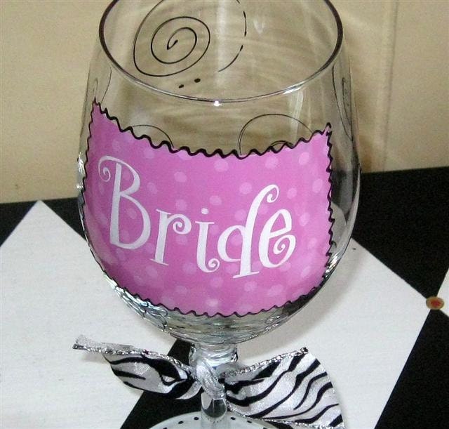 Bride Wine Glass