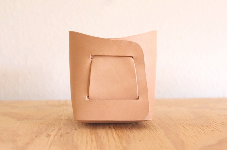 Medium - Leather Bin