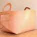Leather Storage Tote