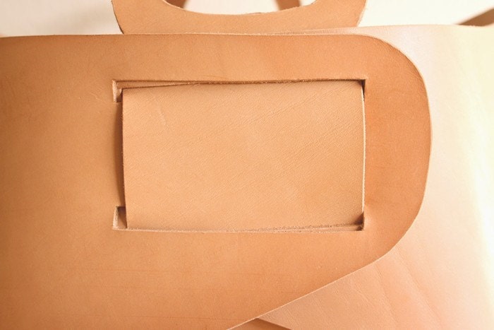 Leather Storage Tote