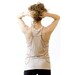 Athena Empress - Lace & chain body harness jewelry in black lace and choice of chain