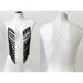Haute Couture Breast Plate lace and chain harness body jewelry / necklace