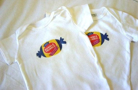 Dubble Trubble Baby Bodysuits (sizes newborn to 24 months)