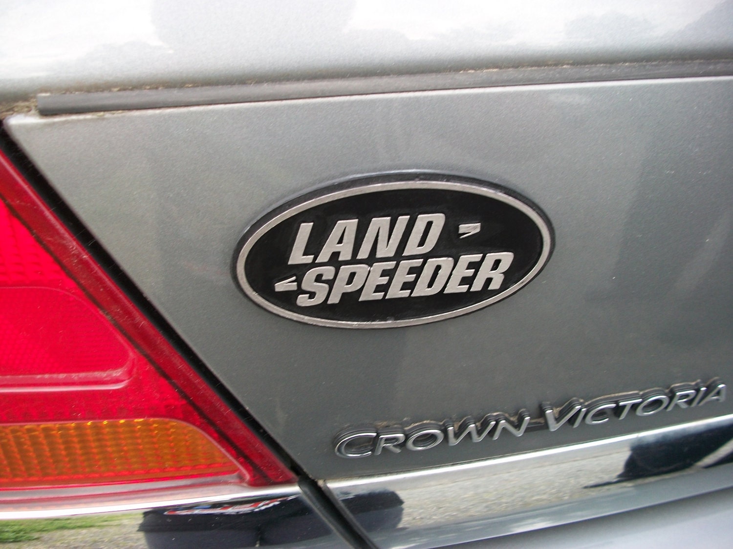 Land Speeder Custom Car Emblem