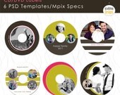 CD/DVD LABELS - Merry Little Christmas Collection- Templates for Photographers