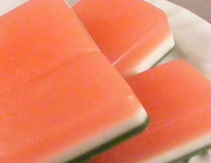 Handmade Soap, Ripe Watermelon - Vegan Glycerin Soap, Bath and Body