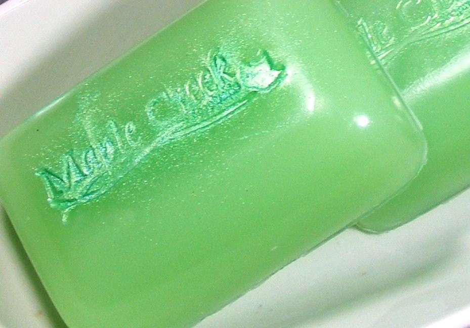 Handmade Vegan Soap, Cucumber Wasabi Cilantro