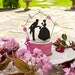 Just for Fun Silhouette Wedding Topper reserved for Michelle