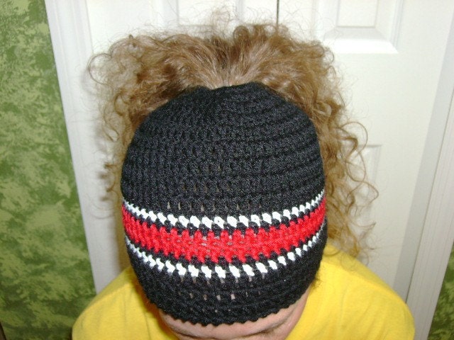or hole Hat Crocheted Holy hat by beanie ponytail Hat hat ChellesCraftCorner Dread Ponytail or hole Hat Crocheted Holy hat by beanie ponytail Hat hat ChellesCraftCorner Dread Ponytail