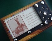 Vintage Western Cowgirl Wooden Box To See A Handsome Cowboy Riding High On His Horse Gives Me A Tickle In a Very Funny Place