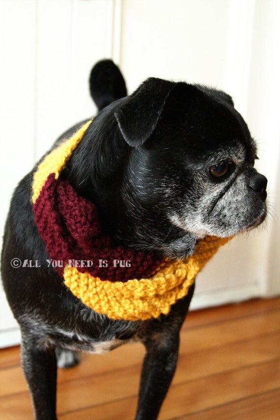 Custom Knit Dog Scarf For Toy and Small by
