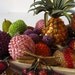 vintage 1950s  Hand Beaded Fruit / 1950s Kitchen Decor / Kitsch