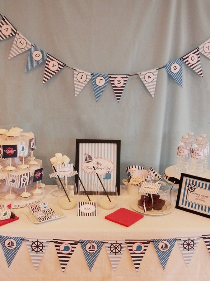 Printable PartyPack  - LITTLE SAILOR