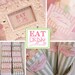 Printable PartyPack  - PINK  & MINT SHOWER