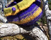 cat bed felted kitty kave